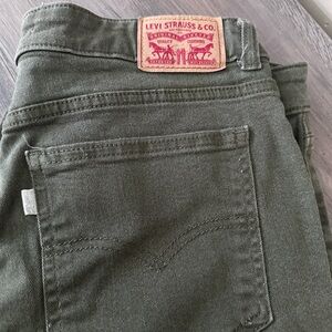 Levi's Green High Rise Jeans Slim Fit